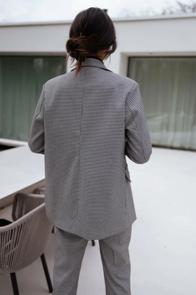 Easy Clothes Houndstooth Memphis Blazer Women039s Clothing Blazers