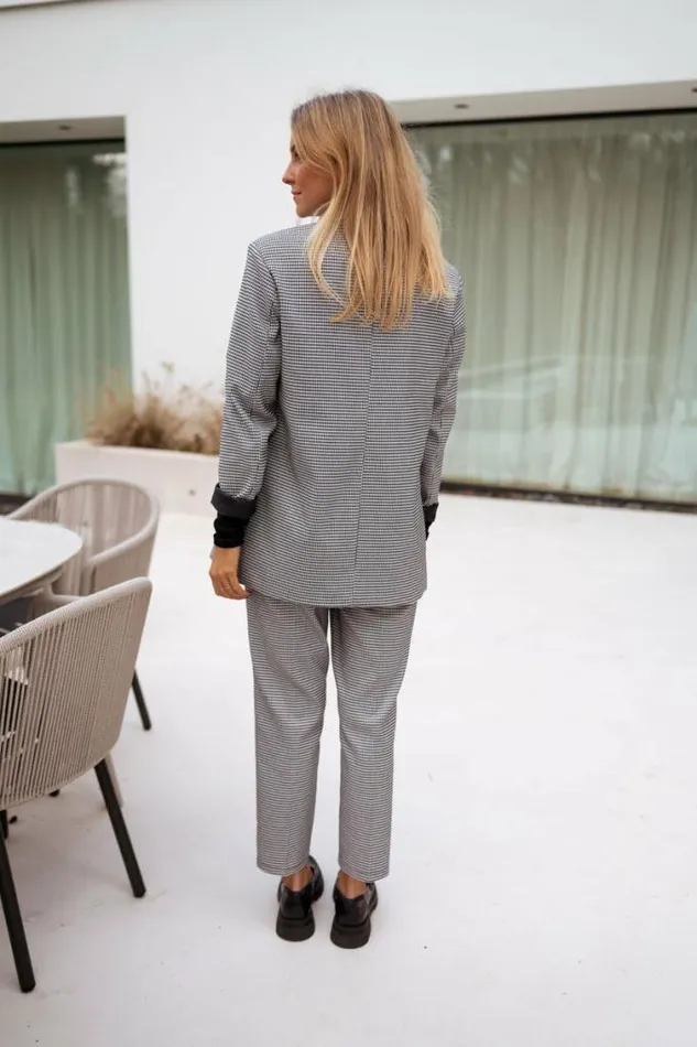 Easy Clothes Houndstooth Memphis Blazer Women039s Clothing Blazers