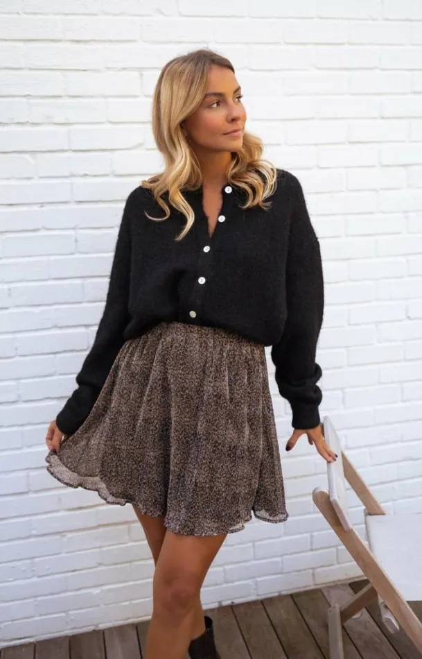 Easy Clothes Inaya Leopard Skirt Women039s Clothing Skirts