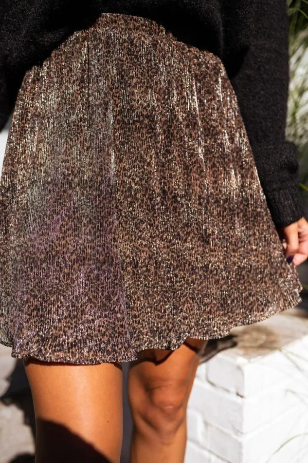 Easy Clothes Inaya Leopard Skirt Women039s Clothing Skirts