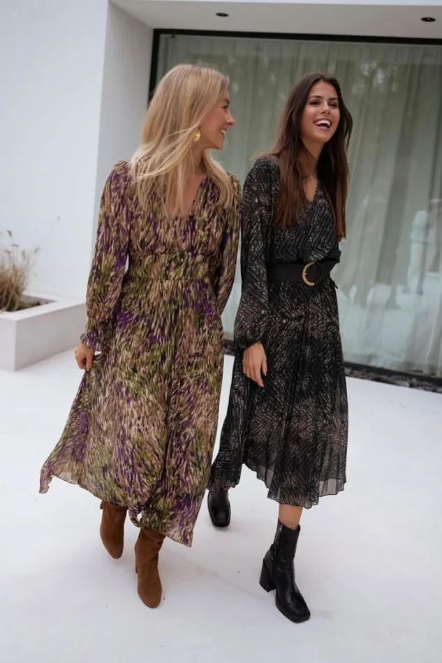 Easy Clothes Khaki Connie Patterned Dress Women039s Clothing Dresses