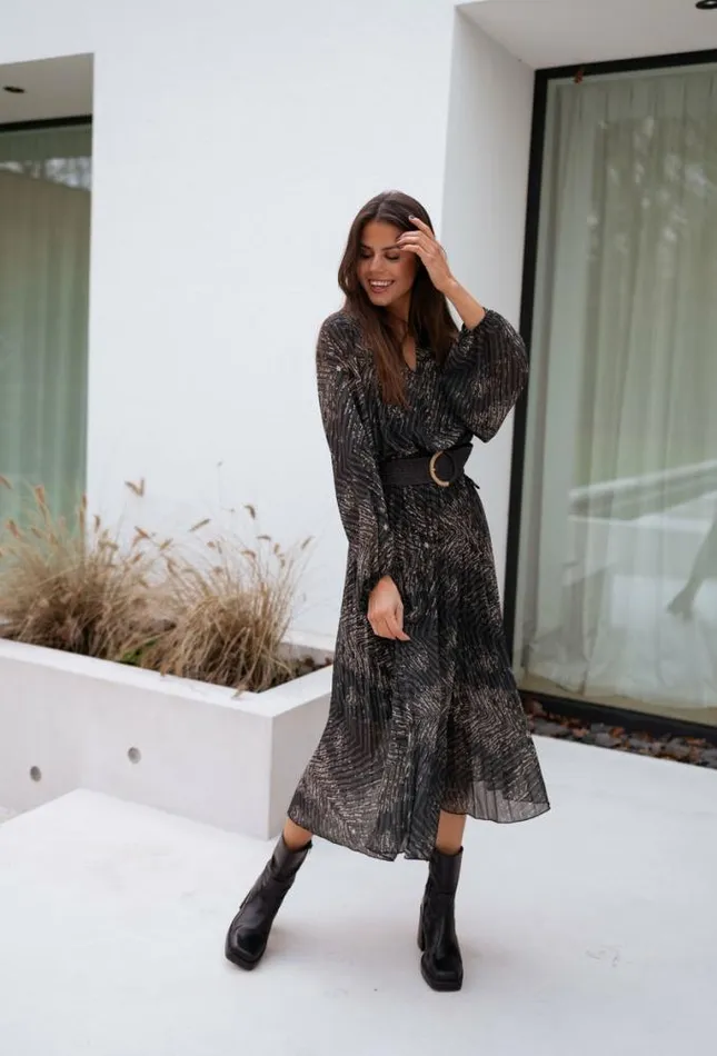 Easy Clothes Khaki Connie Patterned Dress Women039s Clothing Dresses