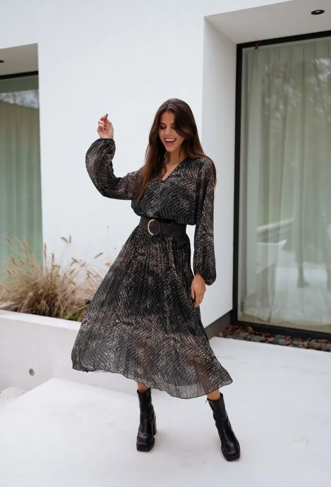 Easy Clothes Khaki Connie Patterned Dress Women039s Clothing Dresses