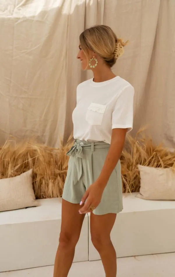 Easy Clothes Khaki Nadia Shorts Women039s Clothing Shorts