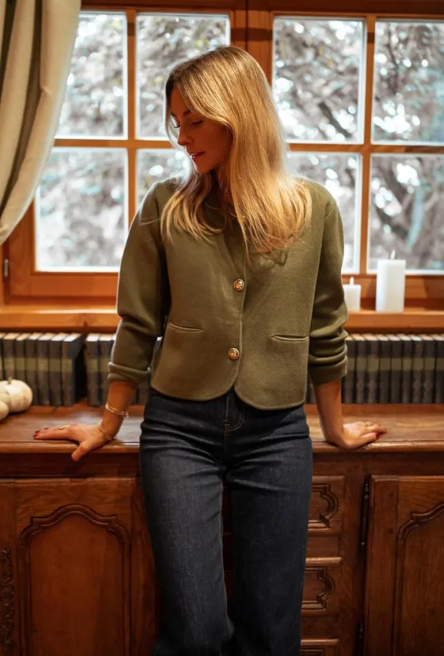 Easy Clothes Khaki Siana Cardigan Women039s Clothing Cardigans