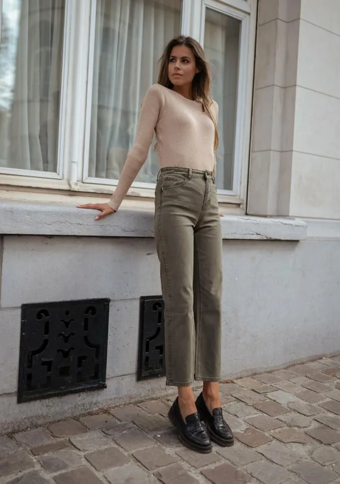 Easy Clothes Khaki Solan Jeans Khaki Women039s Clothing Pants and Jeans