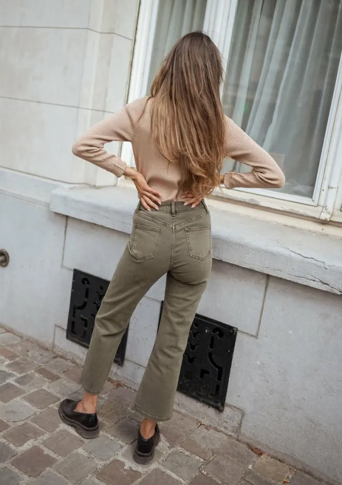 Easy Clothes Khaki Solan Jeans Khaki Women039s Clothing Pants and Jeans
