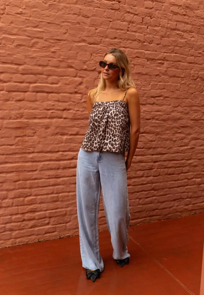 Easy Clothes Leopard Camila Top Leopard Women039s Clothing Tops