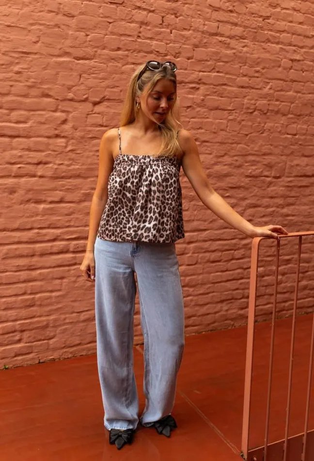 Easy Clothes Leopard Camila Top Leopard Women039s Clothing Tops