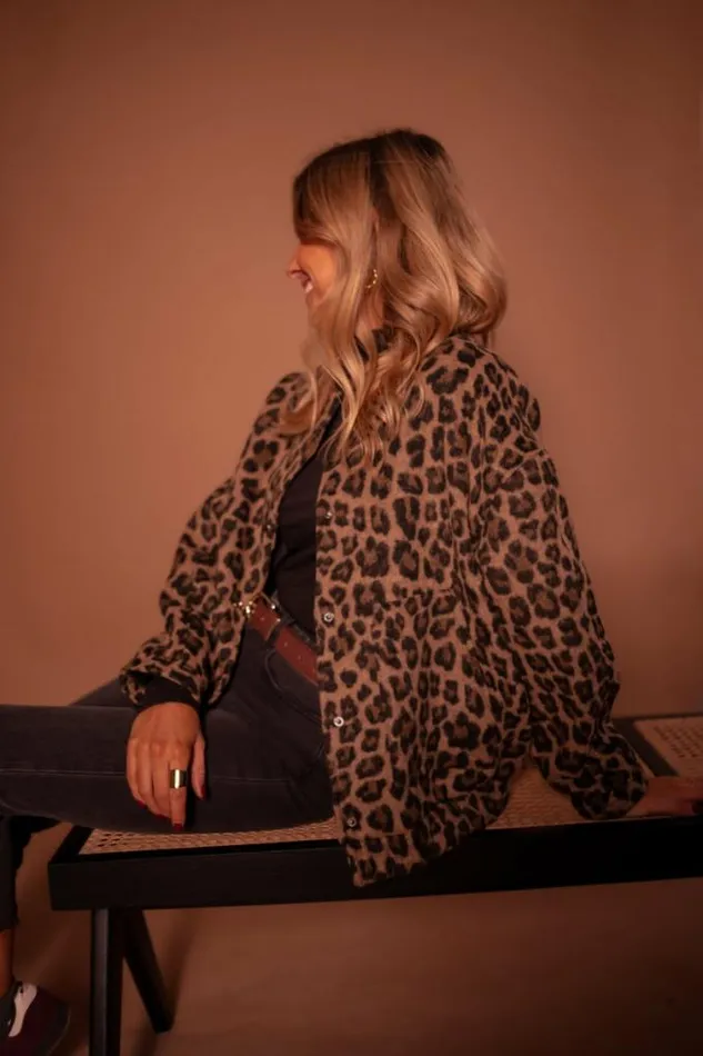 Easy Clothes Leopard Cleo Bomber Jacket Women039s Clothing Jackets