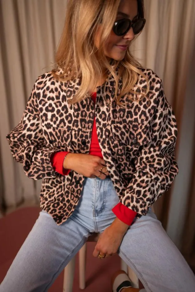 Easy Clothes Leopard Denim Bosco Jacket Women039s Clothing Jackets Easy Clothes Leopard Denim Bosco Jacket Women039s Clothing Jackets