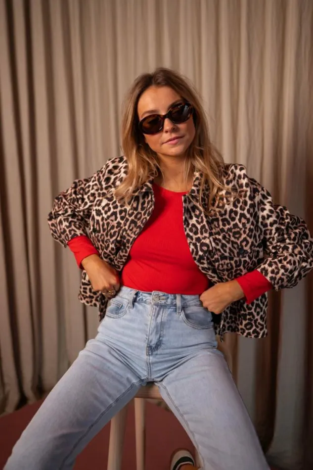 Easy Clothes Leopard Denim Bosco Jacket Women039s Clothing Jackets Easy Clothes Leopard Denim Bosco Jacket Women039s Clothing Jackets