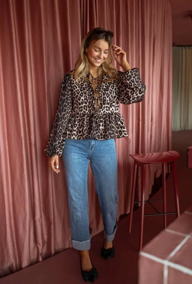 Easy Clothes Leopard Maite Blouse Women039s Clothing Blouses Easy Clothes Leopard Maite Blouse Women039s Clothing Blouses