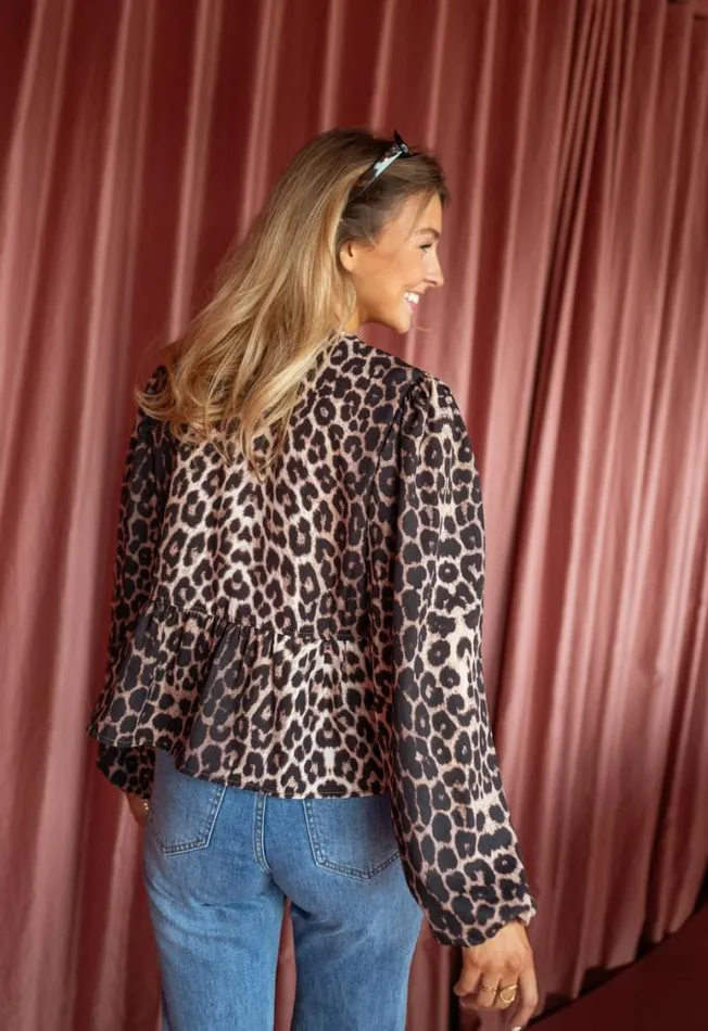 Easy Clothes Leopard Maite Blouse Women039s Clothing Blouses Easy Clothes Leopard Maite Blouse Women039s Clothing Blouses