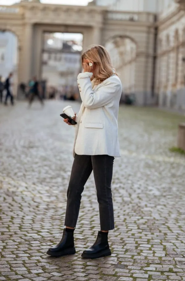 Easy Clothes Light Grey Sammy Blazer Women039s Clothing Blazers