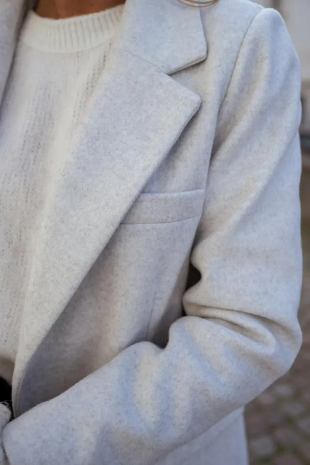 Easy Clothes Light Grey Sammy Blazer Women039s Clothing Blazers