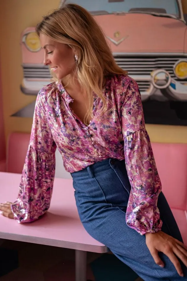 Easy Clothes Mauve Jackson Blouse Mauve Women039s Clothing Blouses