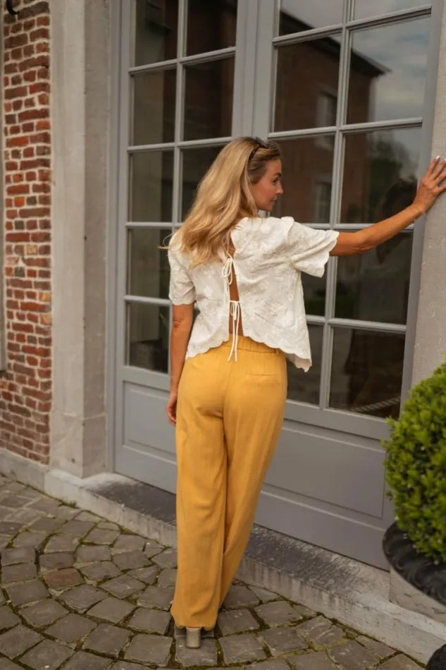 Easy Clothes Mustard Joey Linen Pants Mustard Women039s Clothing Pants and Jeans Easy Clothes Mustard Joey Linen Pants Mustard Women039s Clothing Pants and Jeans