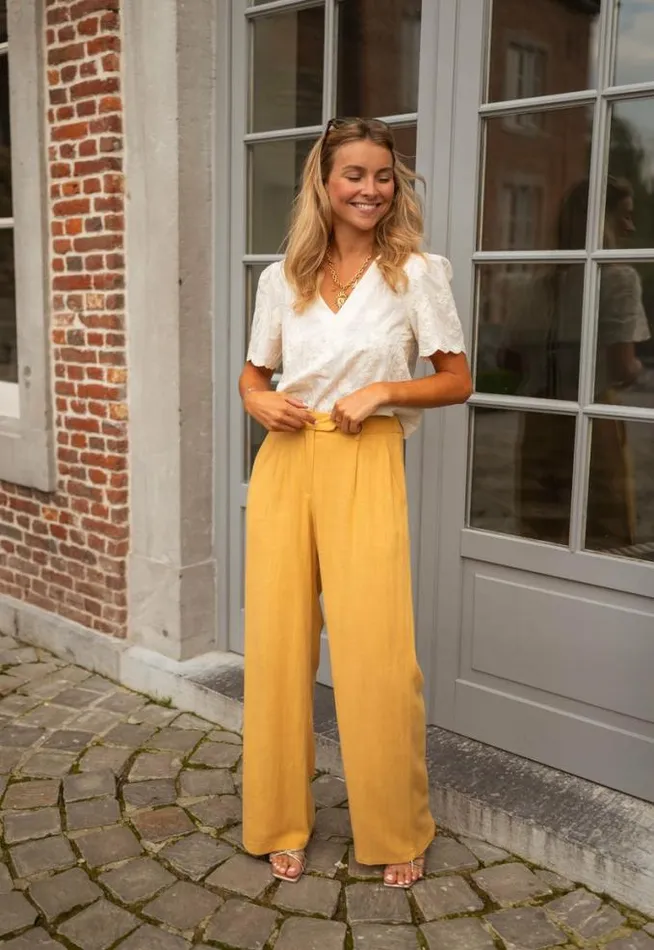 Easy Clothes Mustard Joey Linen Pants Mustard Women039s Clothing Pants and Jeans Easy Clothes Mustard Joey Linen Pants Mustard Women039s Clothing Pants and Jeans