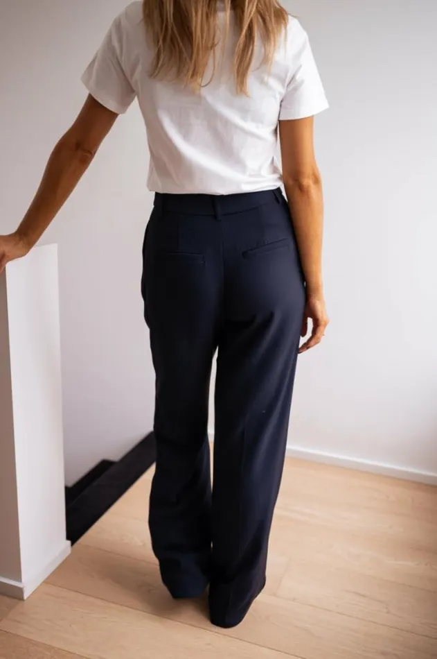 Easy Clothes Navy Blue Victor Pants Navy Blue Women039s Clothing Pants and Jeans