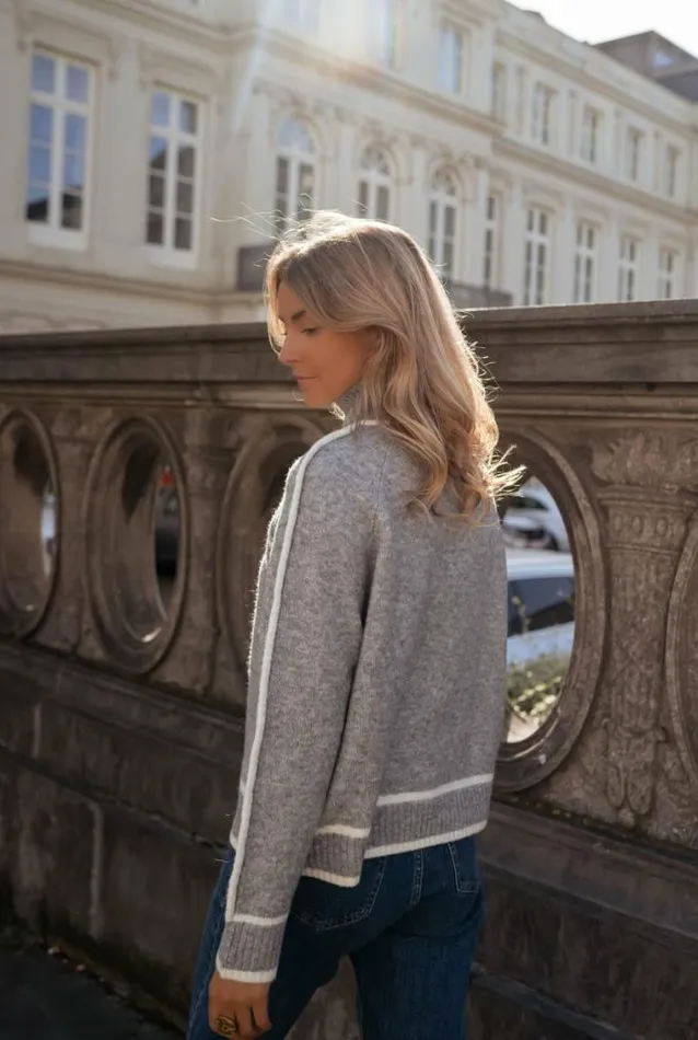 Easy Clothes Ocon Grey Sweater Women039s Clothing Sweaters