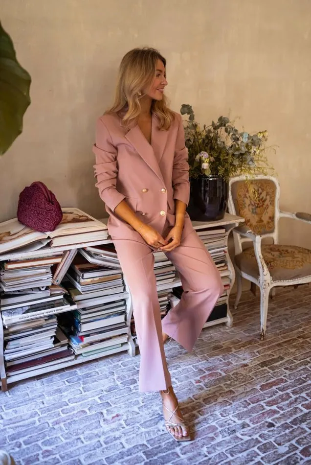 Easy Clothes Old Pink Maon Blazer Old Pink Women039s Clothing Pants and Jeans