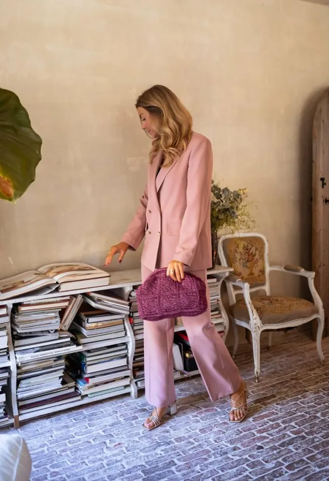 Easy Clothes Old Pink Maon Blazer Old Pink Women039s Clothing Pants and Jeans