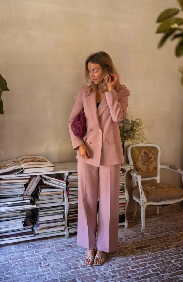 Easy Clothes Old Pink Maon Blazer Old Pink Women039s Clothing Pants and Jeans