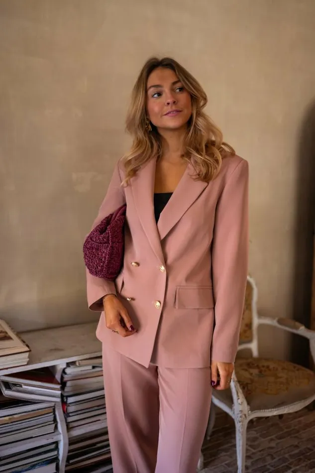Easy Clothes Old Pink Maon Blazer Old Pink Women039s Clothing Pants and Jeans