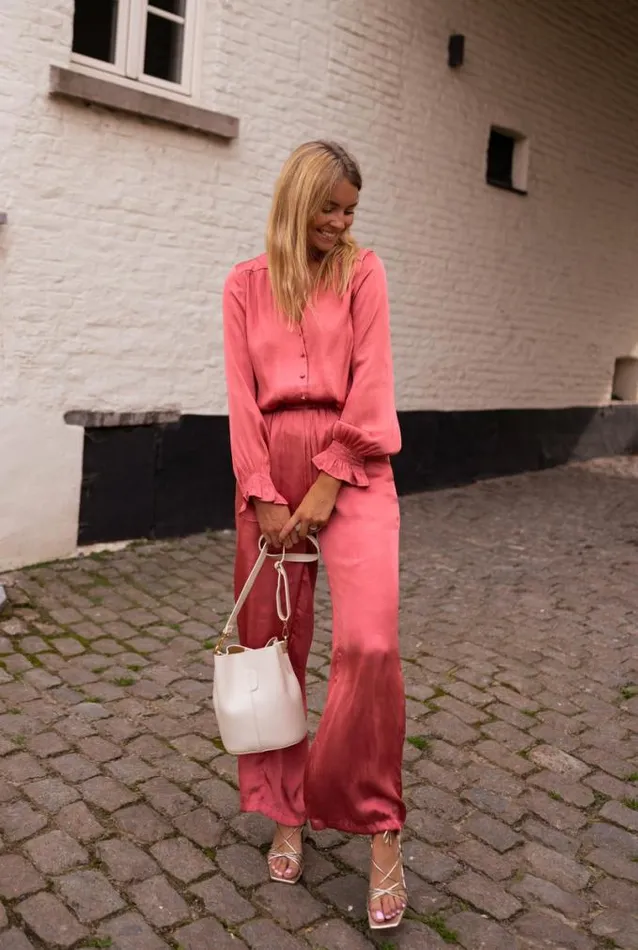 Easy Clothes Old Pink Nadege Blouse Women039s Clothing Blouses