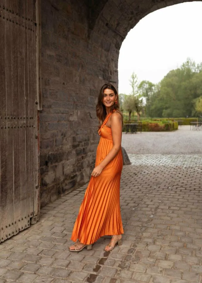 Easy Clothes Orange Adexa Dress Orange Women039s Clothing Dresses