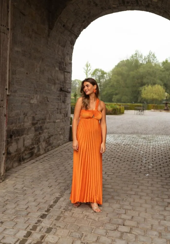 Easy Clothes Orange Adexa Dress Orange Women039s Clothing Dresses