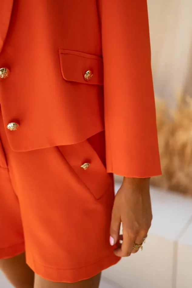 Easy Clothes Orange Estella Blazer Women039s Clothing Blazers