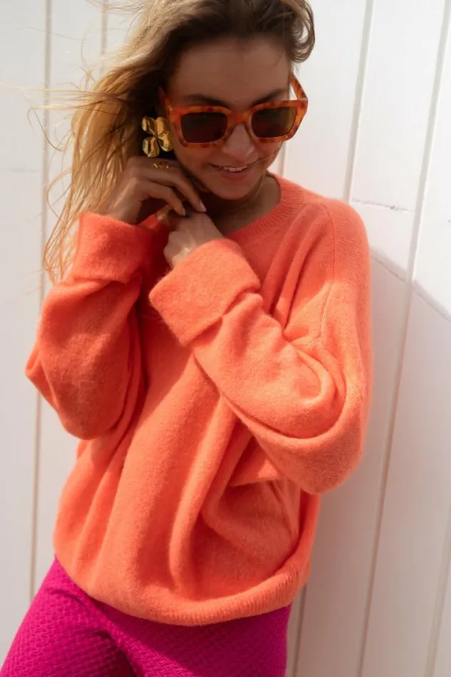 Easy Clothes Orange Jena Sweater Orange Women039s Clothing Sweaters Easy Clothes Orange Jena Sweater Orange Women039s Clothing Sweaters