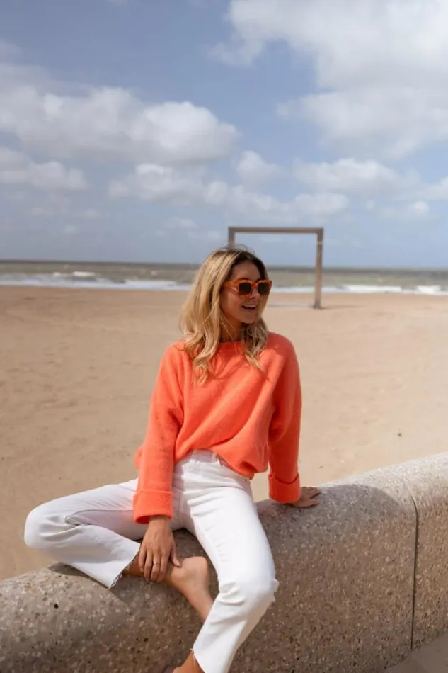 Easy Clothes Orange Jena Sweater Orange Women039s Clothing Sweaters Easy Clothes Orange Jena Sweater Orange Women039s Clothing Sweaters