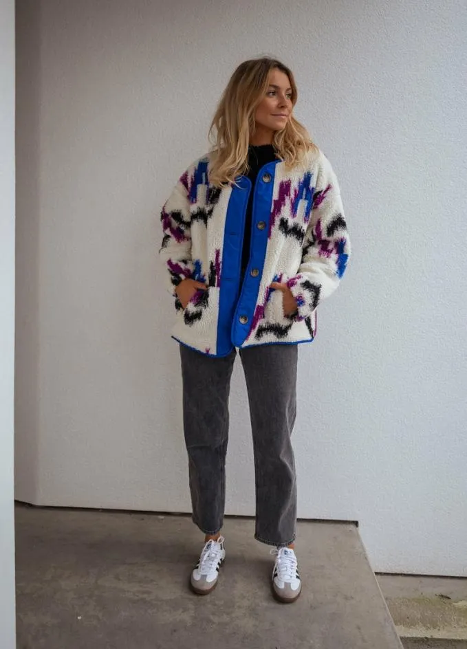 Easy Clothes Patterned Joshua Faux Sheep Fur Jacket Women039s Clothing Coats Easy Clothes Patterned Joshua Faux Sheep Fur Jacket Women039s Clothing Coats