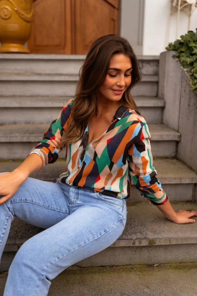 Easy Clothes Patterned Salva Shirt Women039s Clothing Shirts Easy Clothes Patterned Salva Shirt Women039s Clothing Shirts