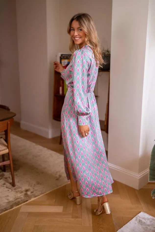 Easy Clothes Patterned Siam Maxi Dress Women039s Clothing Dresses