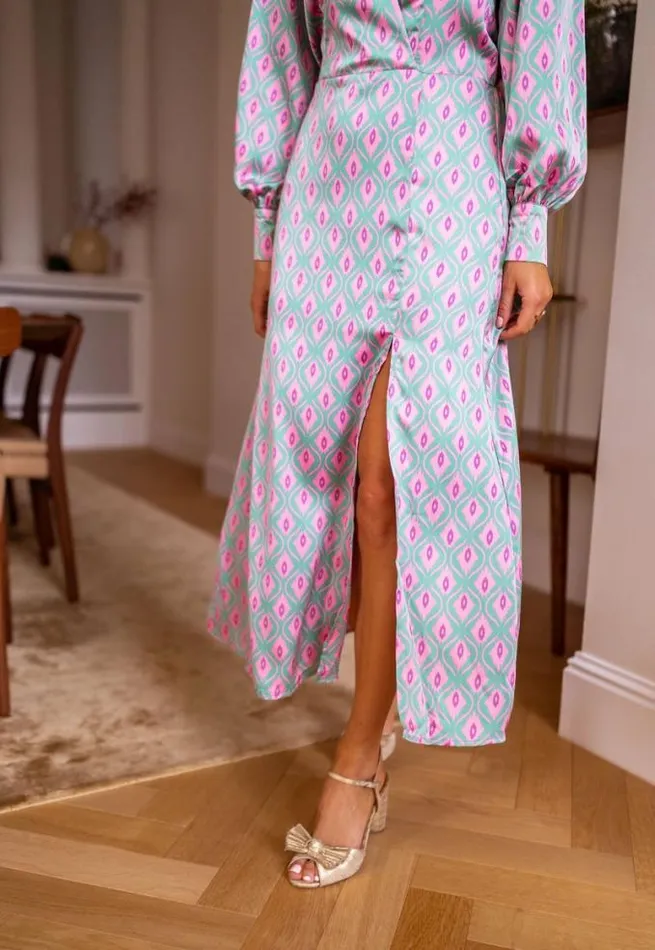 Easy Clothes Patterned Siam Maxi Dress Women039s Clothing Dresses