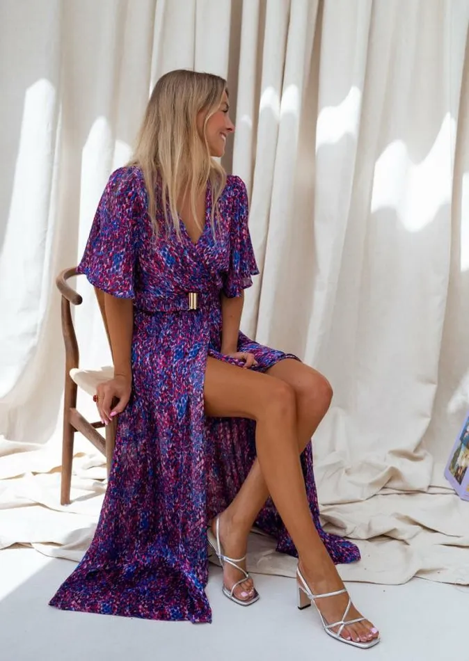 Easy Clothes Pink And Blue Ariana Dress Pink and Blue Women039s Clothing Dresses Easy Clothes Pink And Blue Ariana Dress Pink and Blue Women039s Clothing Dresses
