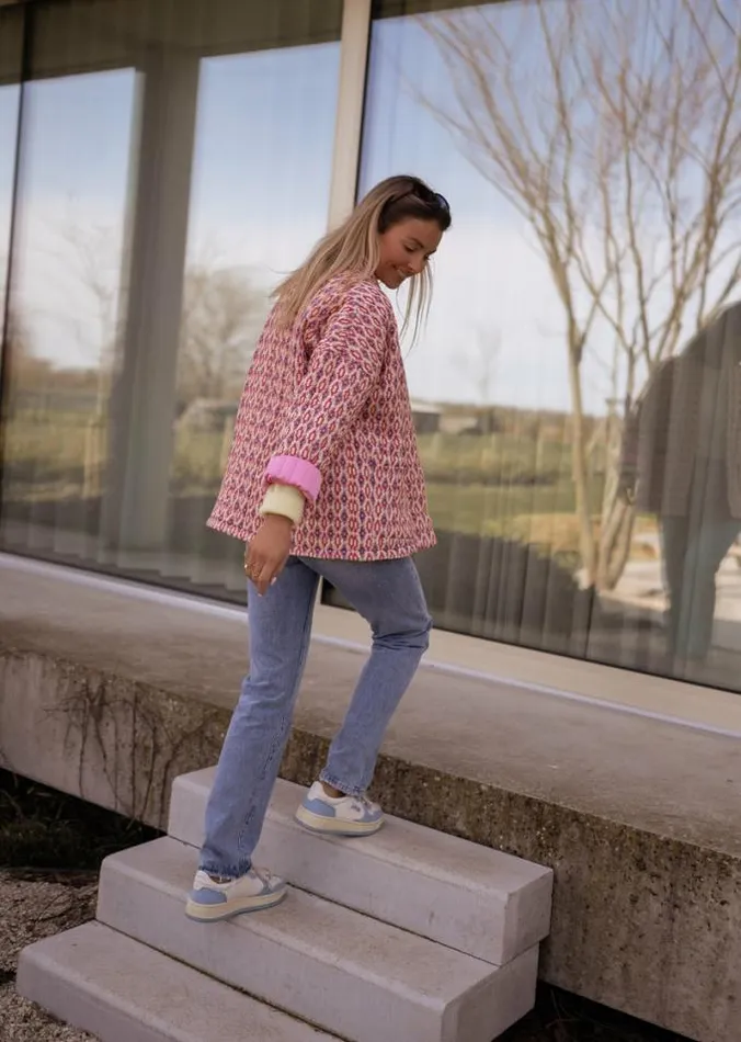 Easy Clothes Pink Belinda Quilted Jacket Women039s Clothing Jackets