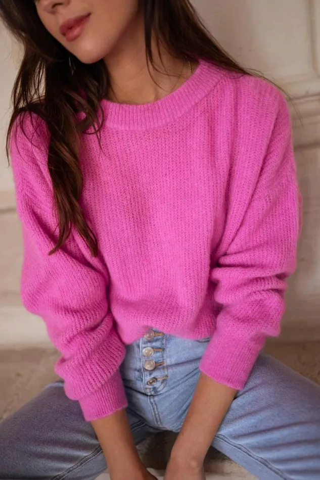 Easy Clothes Pink Bolla Sweater Pink Women039s Clothing Sweaters