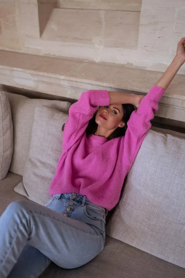 Easy Clothes Pink Bolla Sweater Pink Women039s Clothing Sweaters