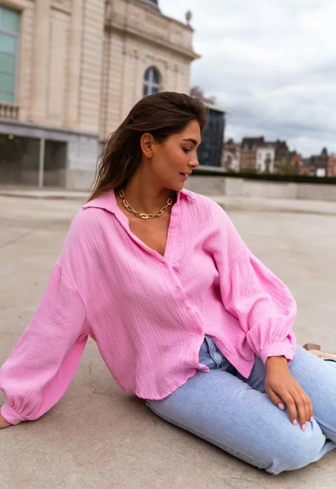 Easy Clothes Pink Darren Shirt Women039s Clothing Shirts Easy Clothes Pink Darren Shirt Women039s Clothing Shirts