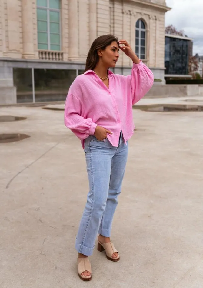 Easy Clothes Pink Darren Shirt Women039s Clothing Shirts Easy Clothes Pink Darren Shirt Women039s Clothing Shirts