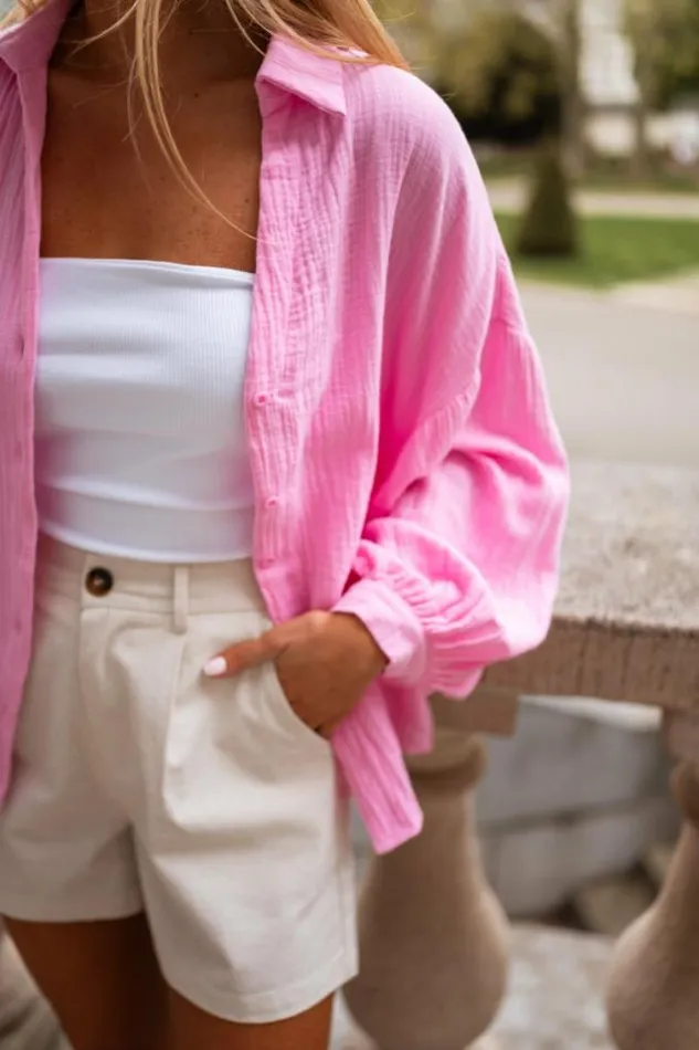 Easy Clothes Pink Darren Shirt Women039s Clothing Shirts Easy Clothes Pink Darren Shirt Women039s Clothing Shirts