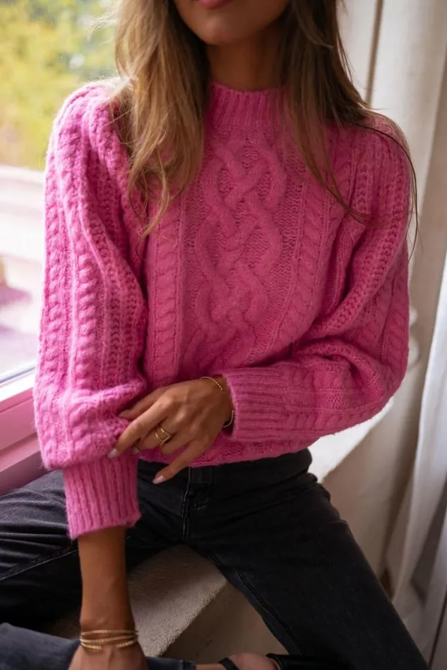 Easy Clothes Pink Demi Sweater Women039s Clothing Sweaters