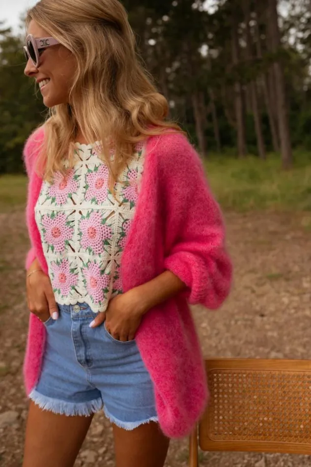 Easy Clothes Pink Emma Cardigan Women039s Clothing Cardigans Easy Clothes Pink Emma Cardigan Women039s Clothing Cardigans