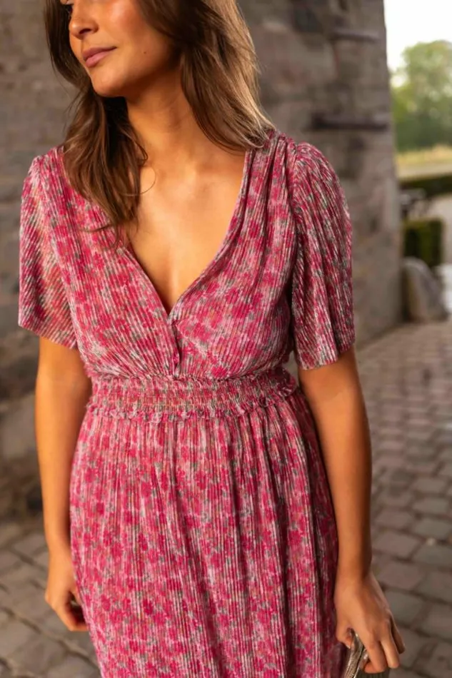 Easy Clothes Pink Floral Ottilia Dress Women039s Clothing Dresses