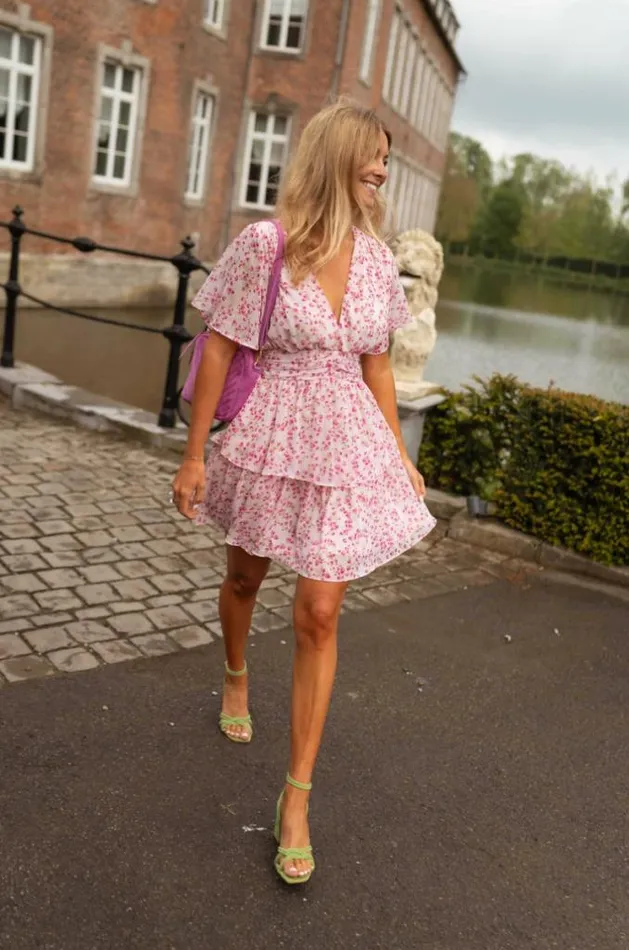 Easy Clothes Pink Floral Sabine Dress Women039s Clothing Dresses